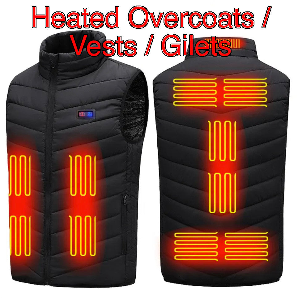 Heated Overcoat Vest Gilet